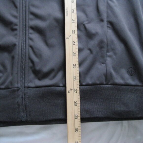 Mondetta Men's Outdoor Project Full Zip Adjustable Hooded Active Jacket, grey XL - Picture 12 of 14